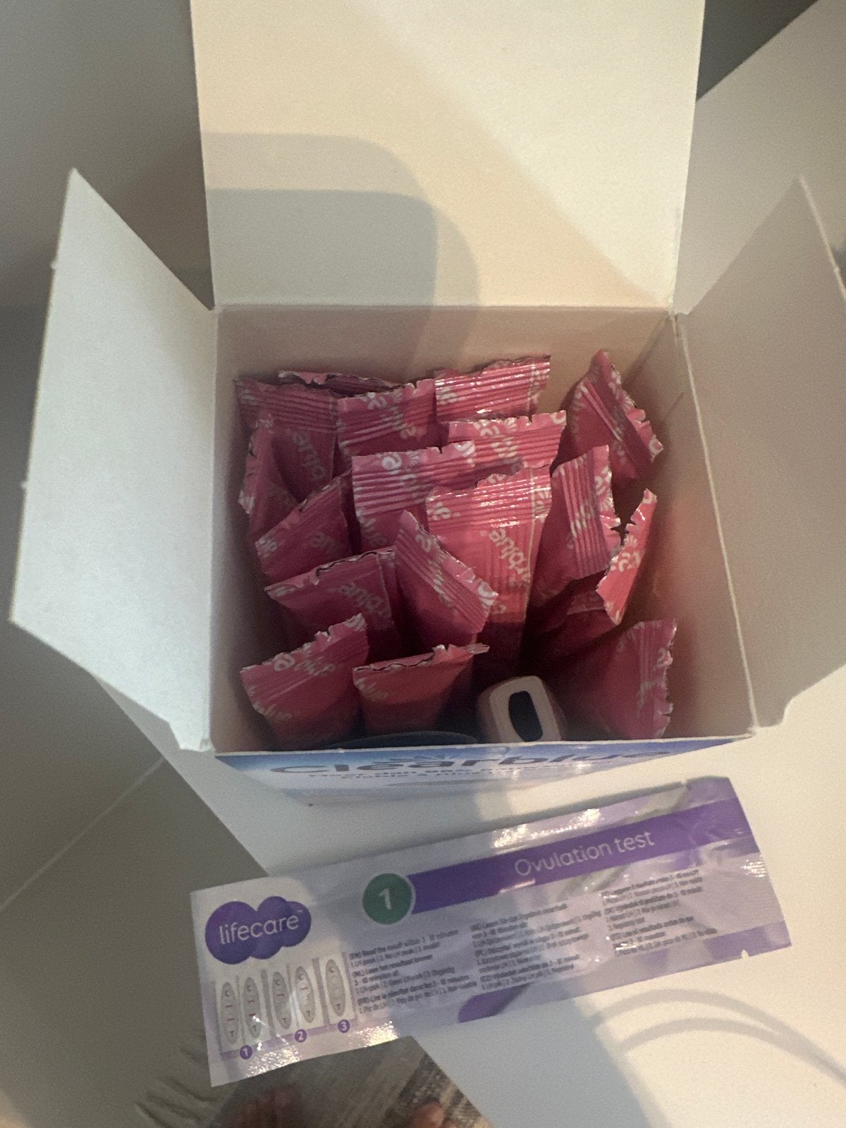 17 Clearblue en 1 Lifecare ovulatietest, Ophalen of Verzenden, Nieuw