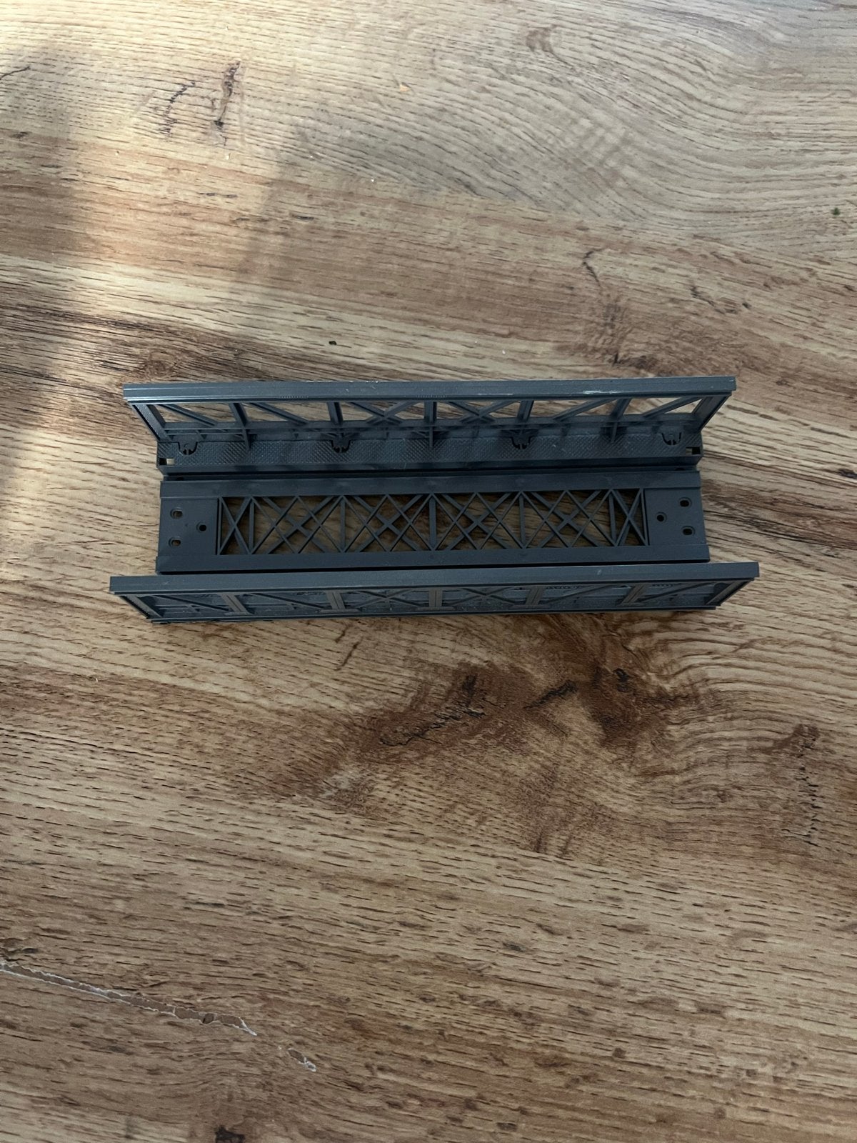 Modelspoorbrug - Grijs, Gelijkstroom of Wisselstroom, Brug, Tunnel of Gebouw, Zo goed als nieuw, Ophalen