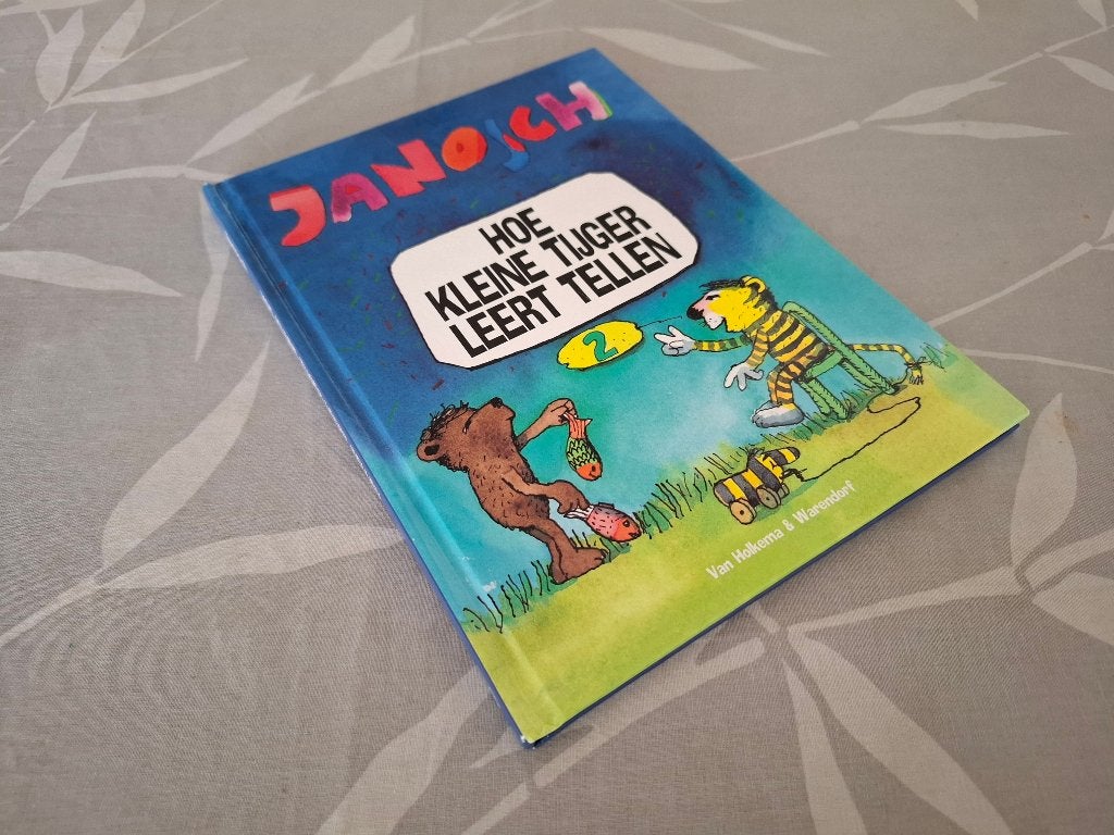 JANOSCH: Hoe Kleine Tijger leert tellen, Jongen of Meisje, Ophalen of Verzenden, Zo goed als nieuw, Janosch