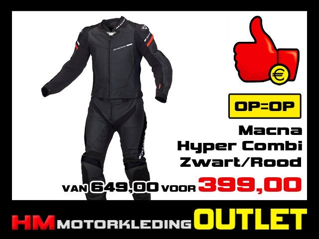 Leren motorpak Macna Hyper Combi - MEN 52, Info@huybersmotoren.nl, HM - Sale, NL, Ophalen