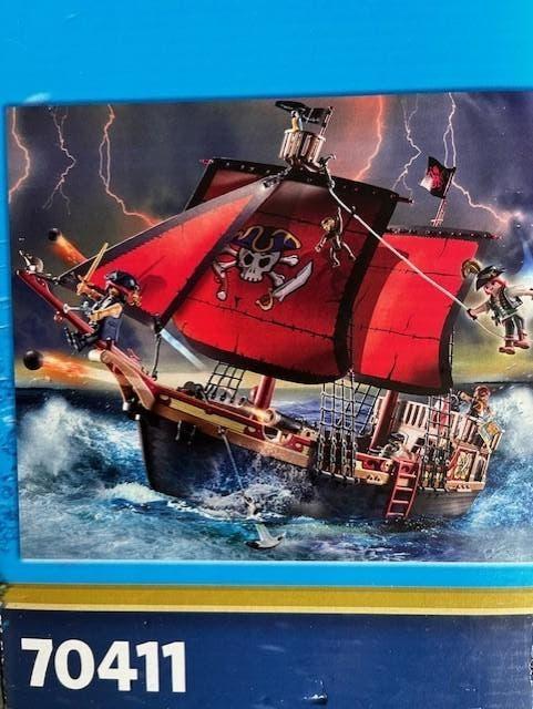 Playmobil piratenboot 70411, Ophalen of Verzenden, Zo goed als nieuw, Complete set