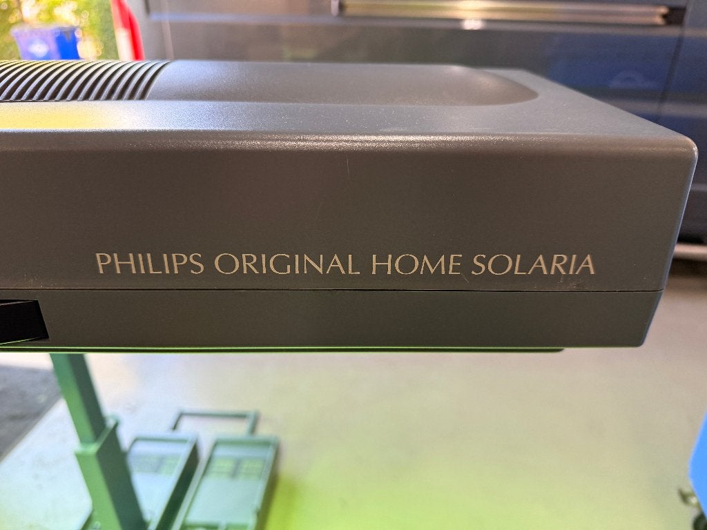 Philips Original Home Solaria HB 851 – mobiele zonnehemel, Ophalen, Gebruikt, Zonnebank enkelzijdig, Minder dan 10 lampen