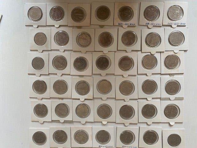 42 stuks rijksdaalder unie 1579-1979, Ophalen of Verzenden, Koningin Juliana, 2½ gulden