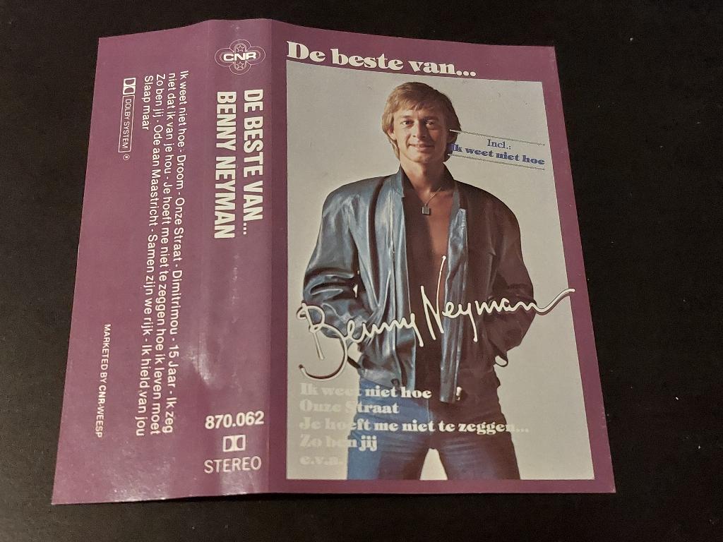 BENNY NEYMAN - DE BESTE VAN (MC), Cd's en Dvd's, Cassettebandjes, 1 bandje, Ophalen of Verzenden, Zo goed als nieuw, Origineel