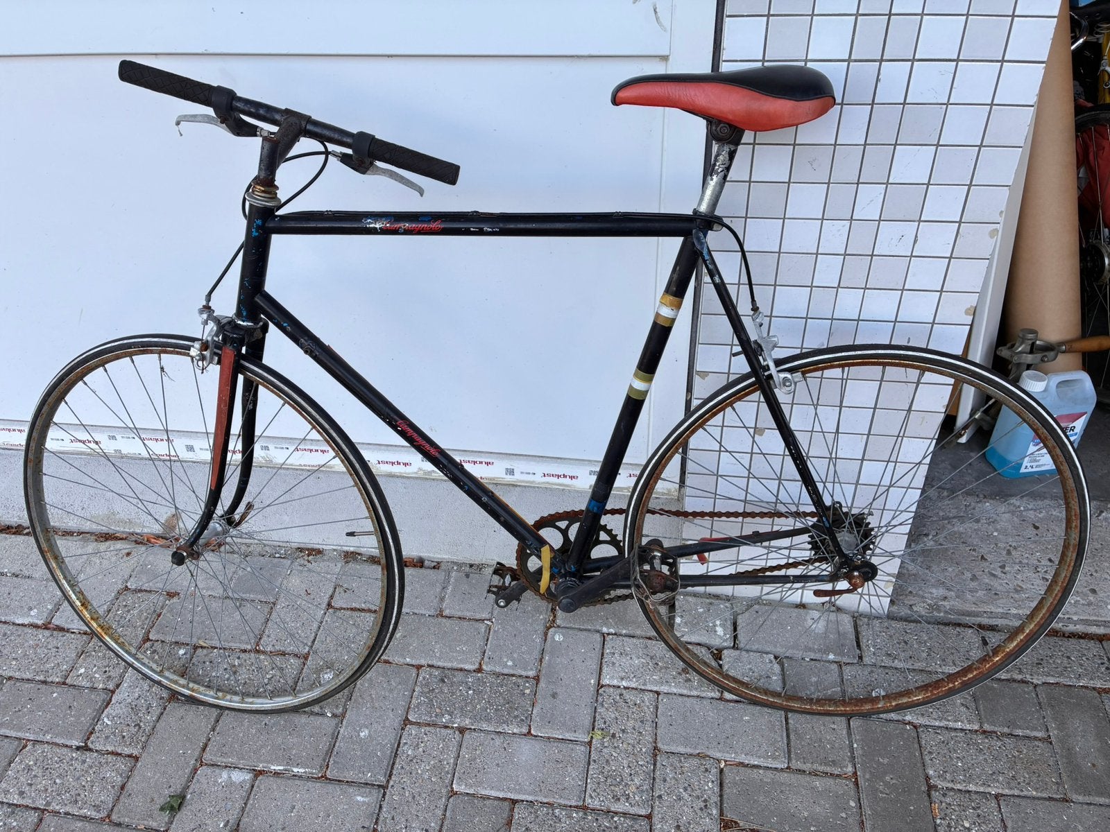 Fixie basis campagnolo, Overige merken, Minder dan 10 versnellingen, Staal, Ophalen of Verzenden