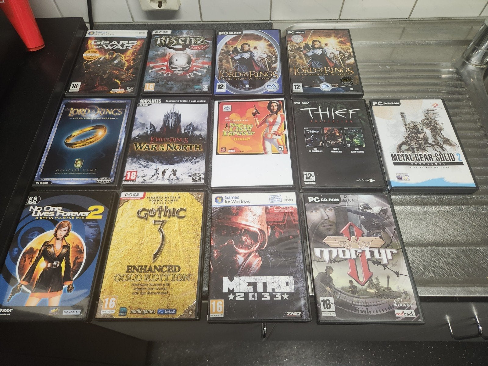 Diverse PC Games Collectie - RPG, Actie, Strategie, Spelcomputers en Games, Games | Pc, Gebruikt, 1 speler, Ophalen of Verzenden