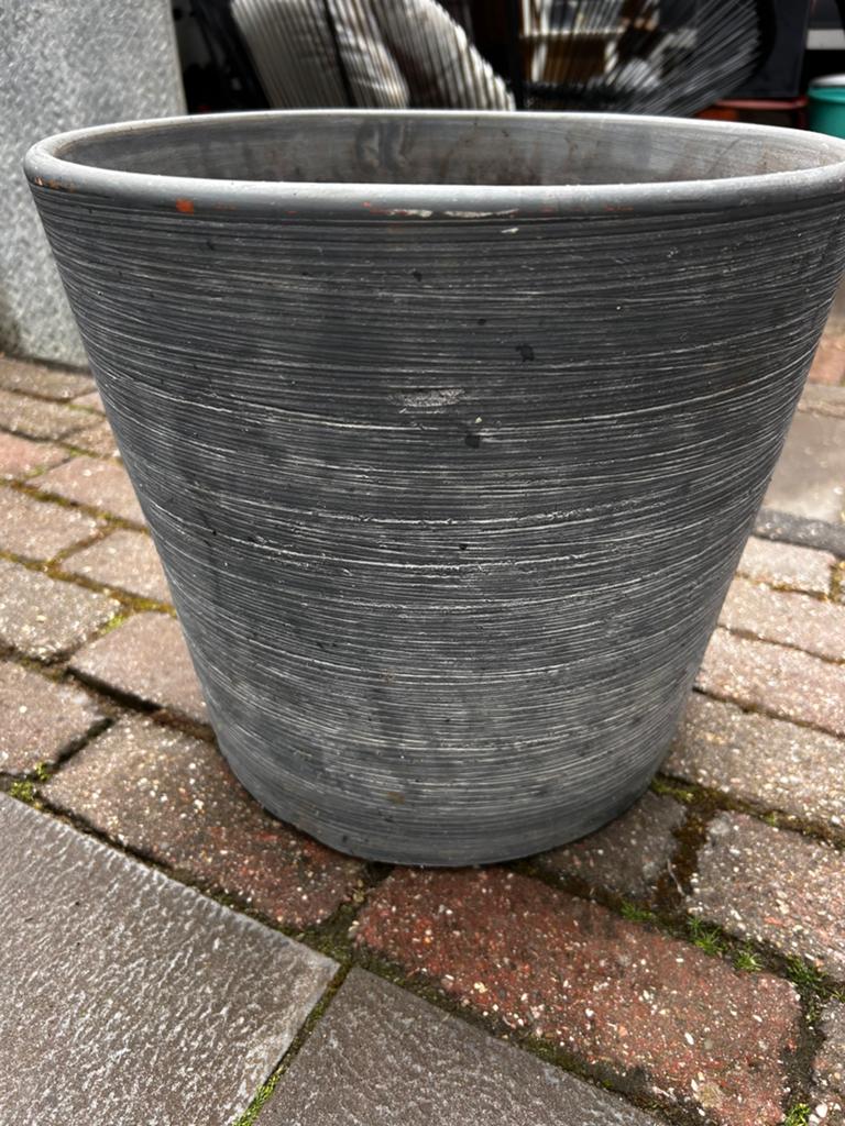 Grote bloempot voor binnen, Tuin en Terras, Rond, Binnen, Ophalen of Verzenden, Aardewerk