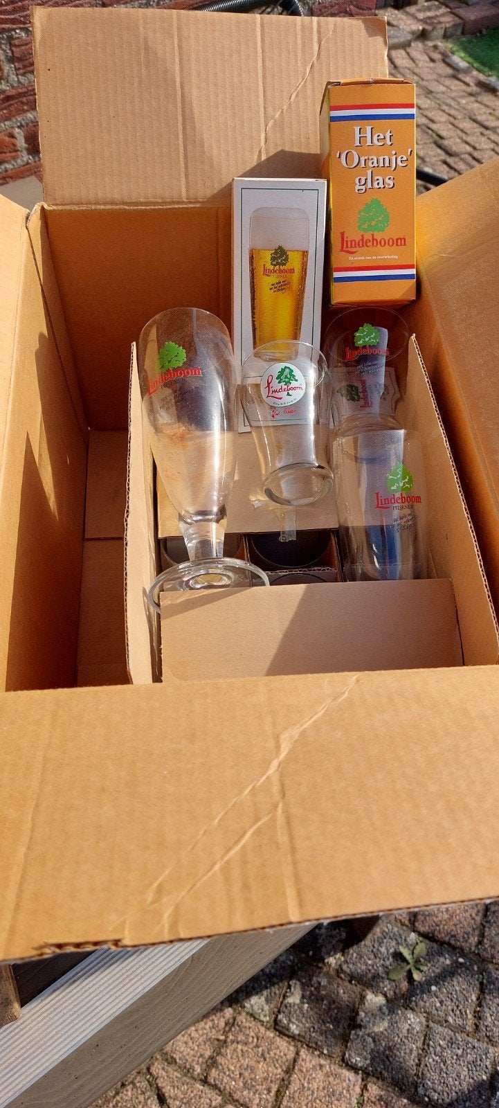lindeboom, Ophalen, Gebruikt, Bierglas