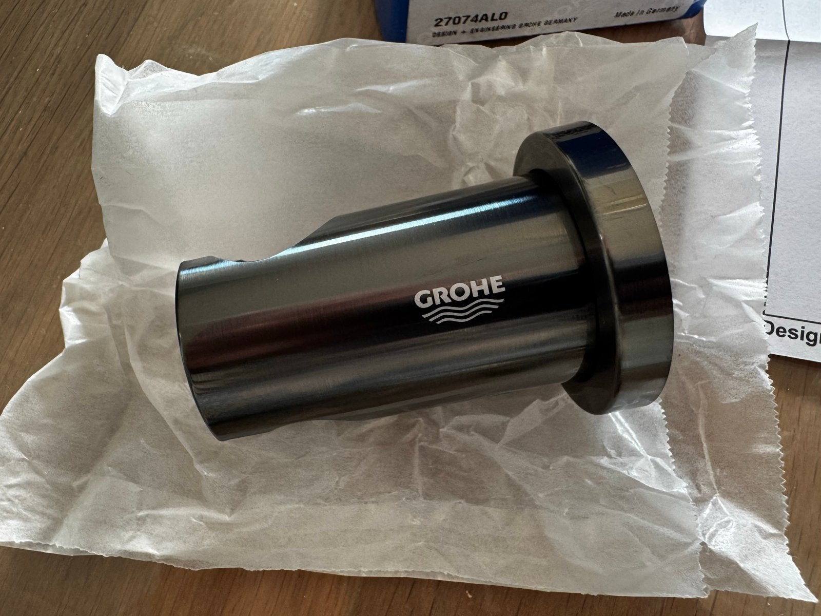 GROHE Wanddouchehouder Brushed Hard Graphite, Ophalen of Verzenden, Nieuw, Douche