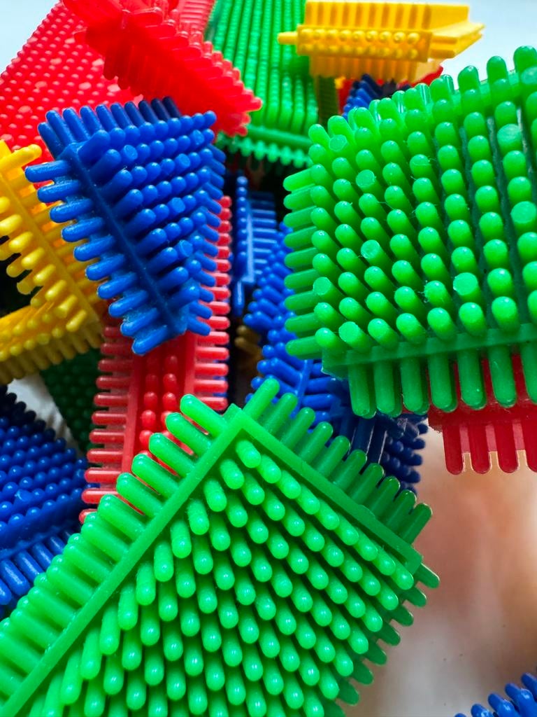 Kleurrijke bouwstenen voor creatief speelplezier, Ophalen of Verzenden, Gebruikt, Overige merken