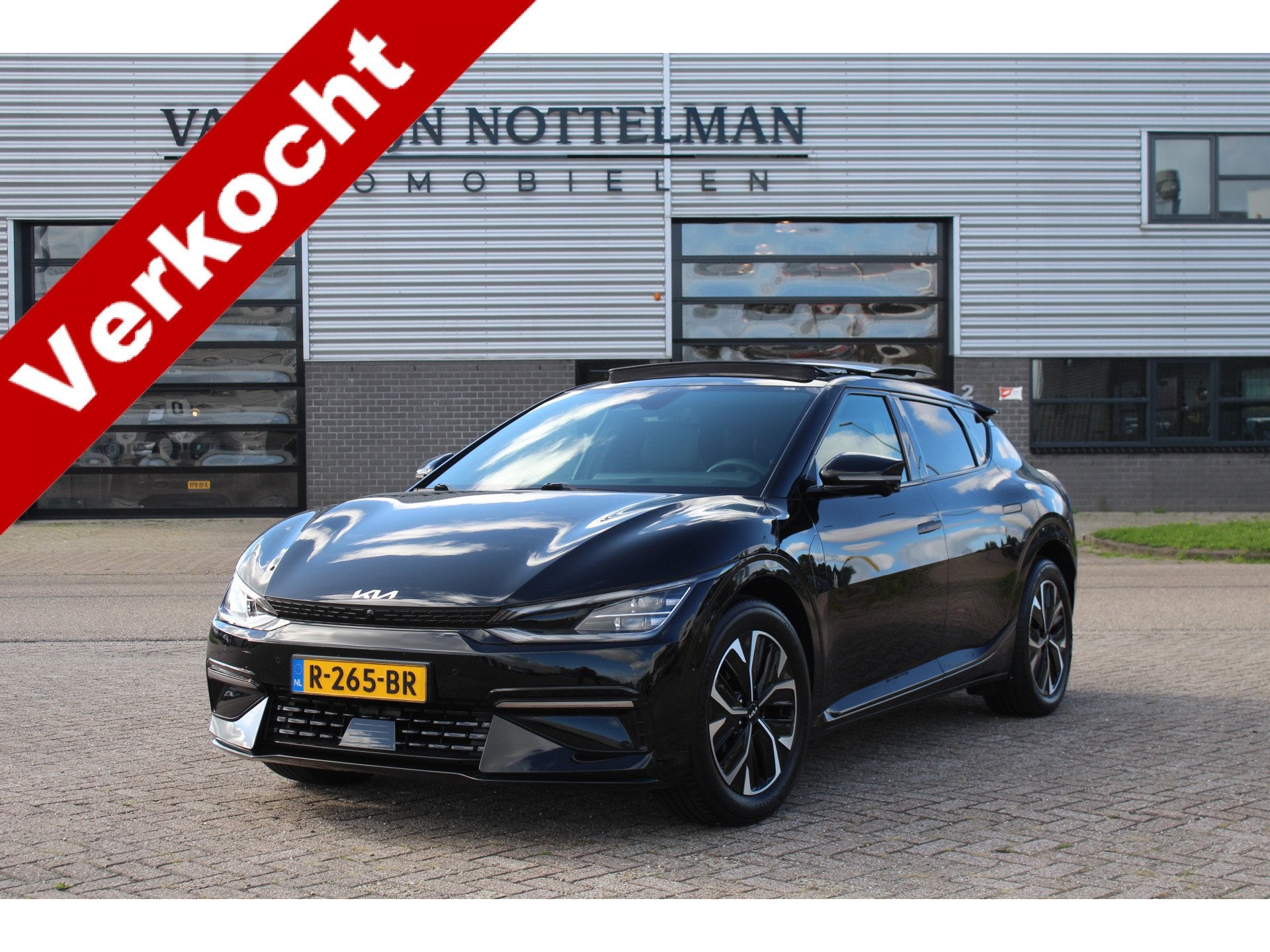 Kia Ev6 GT-Line 77.4 kWh / Panoramadak / Meridian / SOH 96.6, Auto's, Automaat, Achterwielaandrijving, Gebruikt, Met garantie (alle)