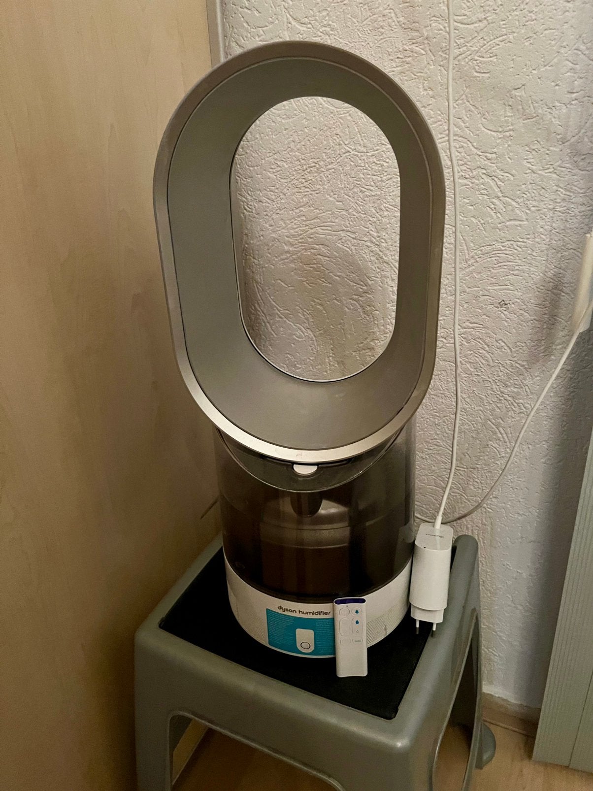 Dyson humidifier AM10 ventilator + originele afstandsbedi., Ophalen, Ventilator met afstandsbediening, Zo goed als nieuw, Overige