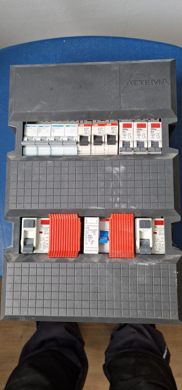 Attema Groepenkast met ABB en Hager componenten, Ophalen, Gebruikt, Attema, Groepenkast