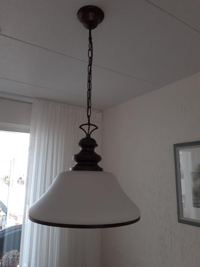 Te koop: hanglamp, Ophalen, Gebruikt, Glas, 50 tot 75 cm