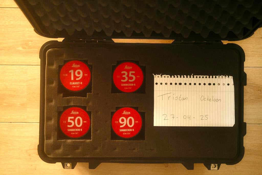 Leica R cine set, Ophalen of Verzenden, Zo goed als nieuw