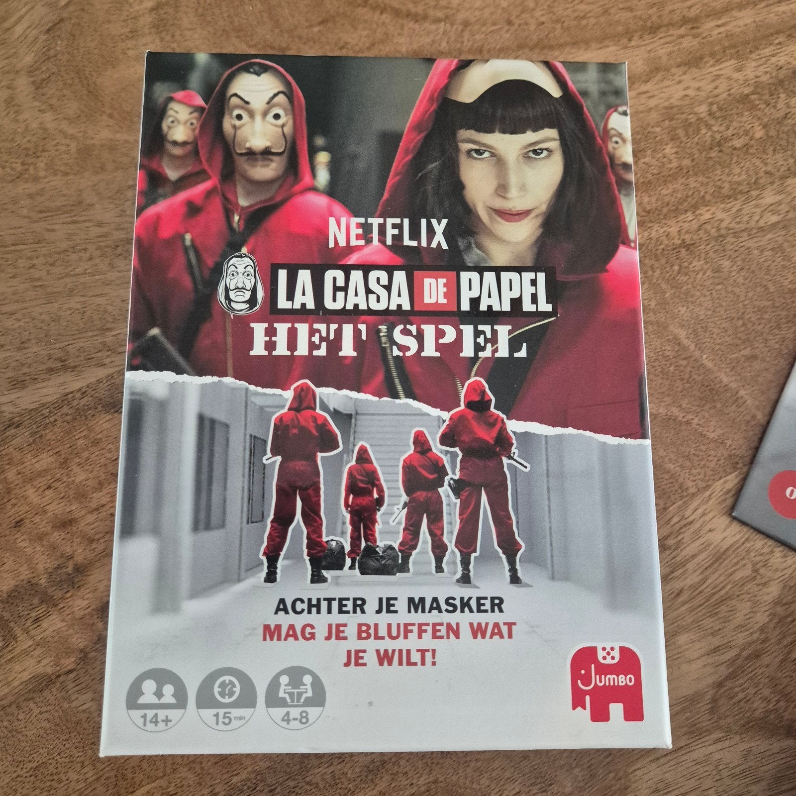 La Casa de Papel: Het Spel - Netflix Bordspel, Drie of vier spelers, Ophalen of Verzenden, Zo goed als nieuw, Jumbo