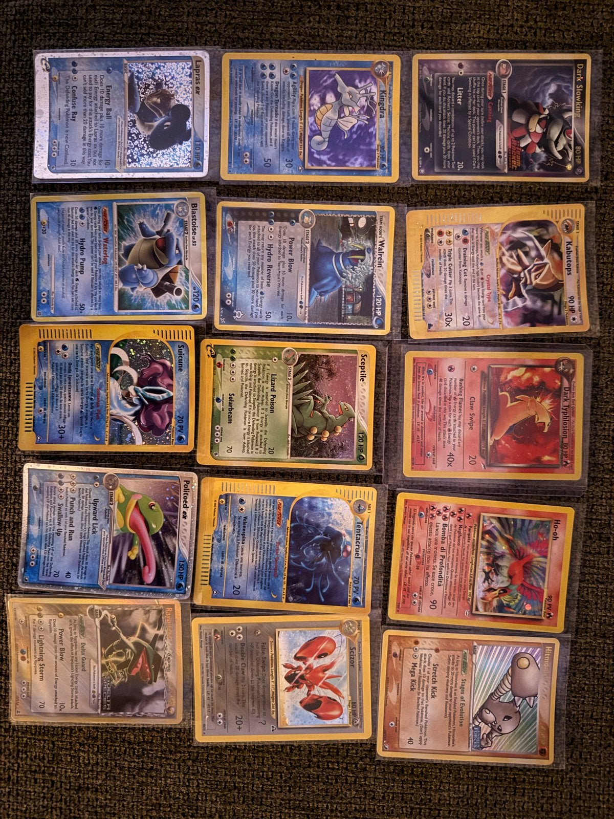 Pokémon Kaarten Collectie - Diverse Zeldzame Kaarten, Ophalen of Verzenden, Gebruikt, Meerdere kaarten, Foil
