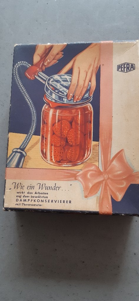 Vintage Pefra Sterilisator - Compleet in Doos, Antiek en Kunst, Ophalen of Verzenden
