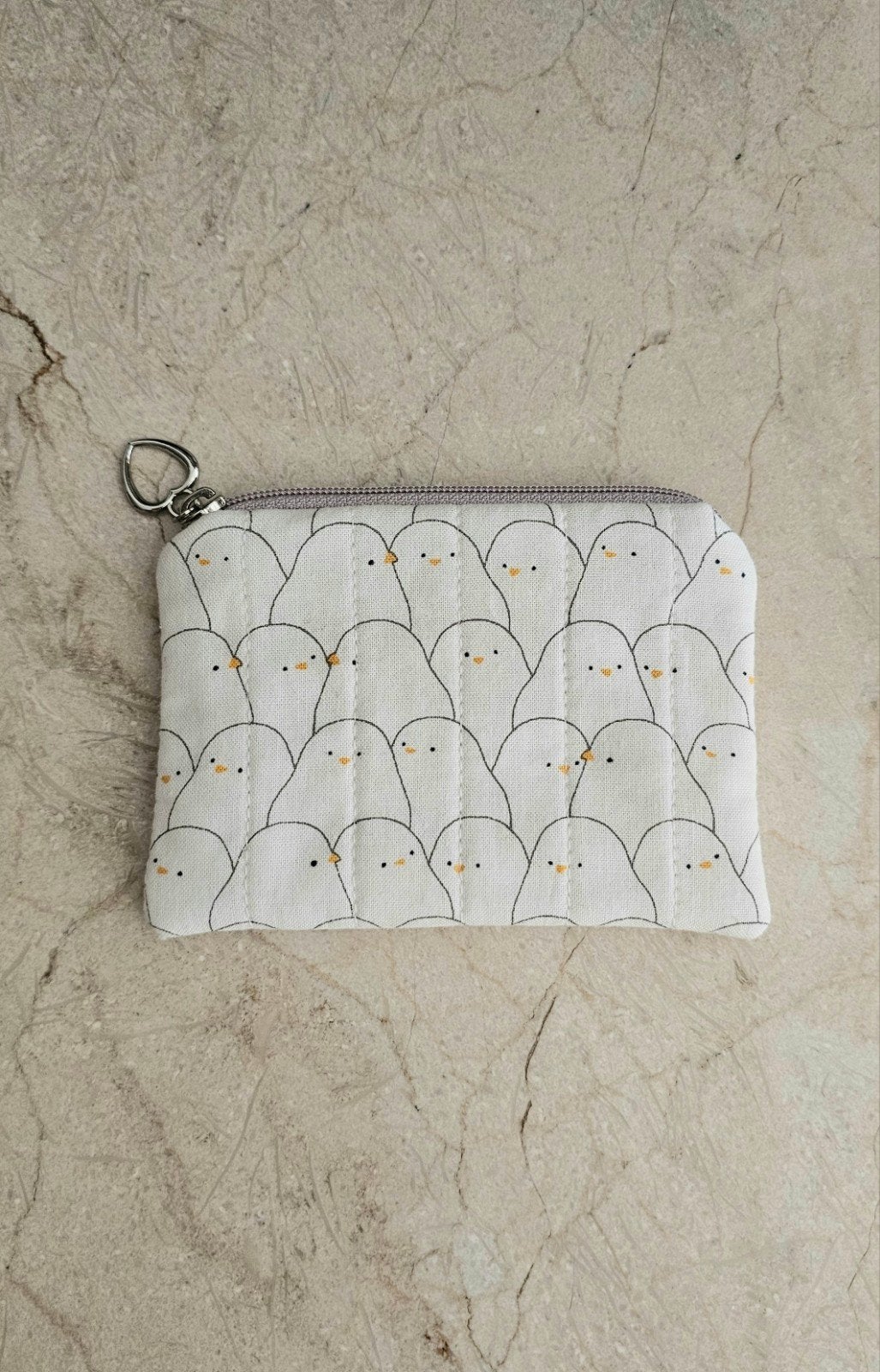 Handmade zipper pouch - cute chick print, Ophalen of Verzenden, Nieuw
