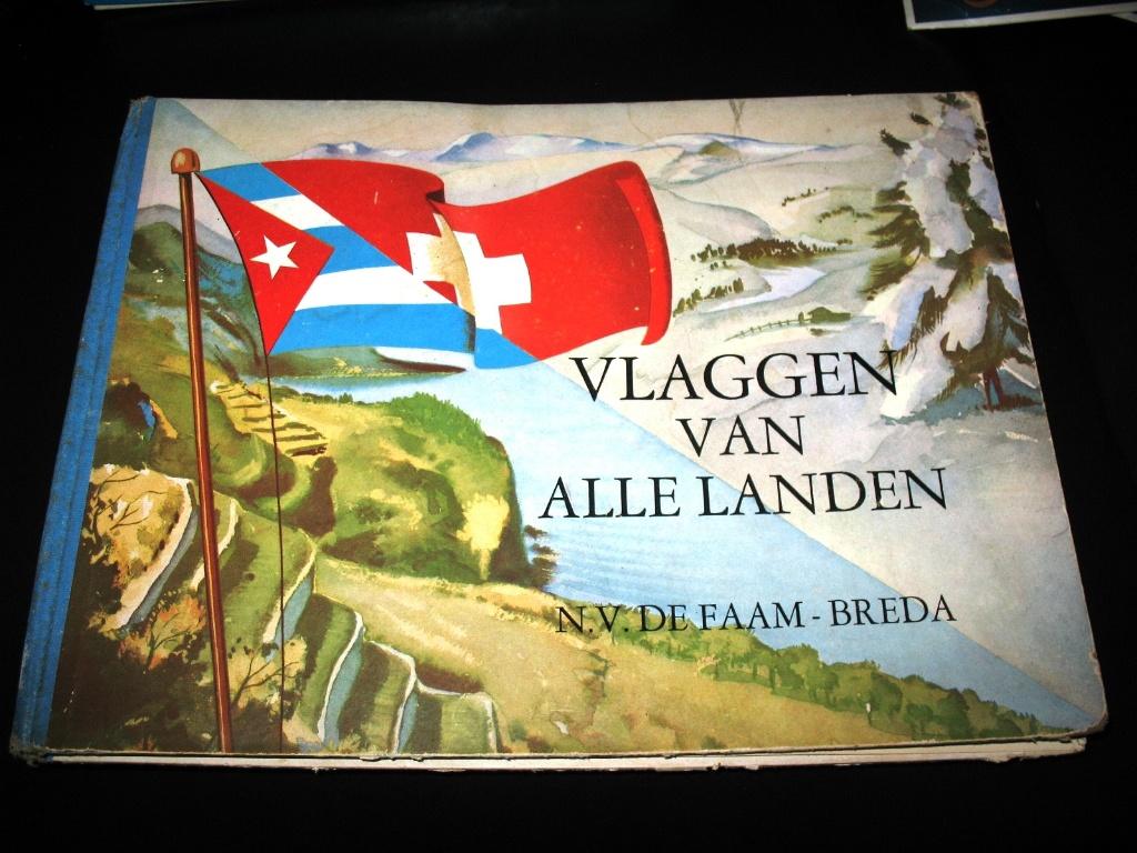Plaatjesalbum Vlaggen van alle landen N.V. de faam Breda