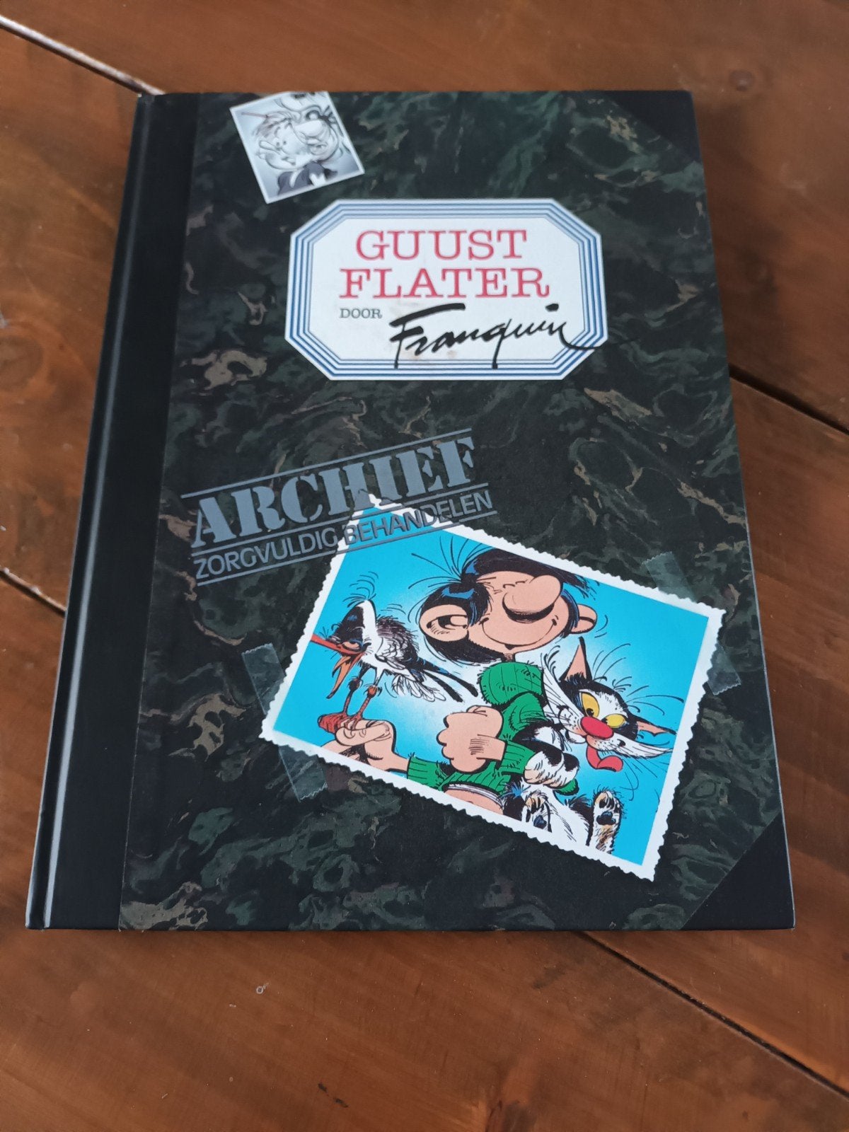 Guust Flater hardcover met interview André Franquin, Eén stripboek, Ophalen of Verzenden, Zo goed als nieuw, André Franquin