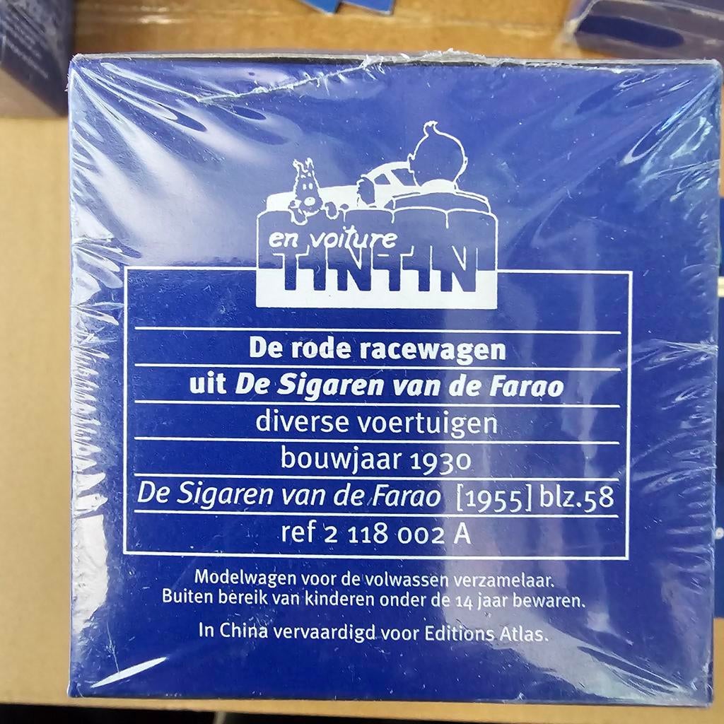 Tintin De Rode Racewagen uit De Sigaren van de Farao, Onbekend, Nieuw, Ophalen of Verzenden, Onbekend