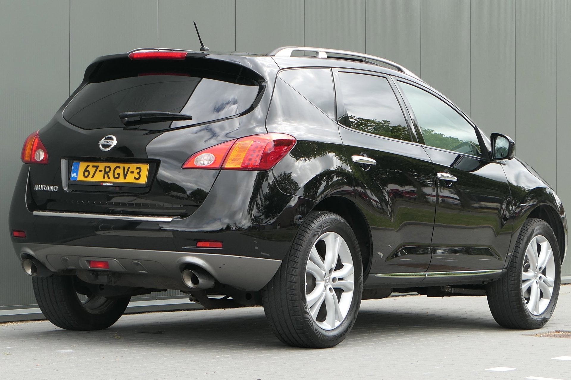 Nissan Murano 3.5 V6 Pano Leder Camera Navi Cruise, Auto's, Nissan, Automaat, Gebruikt, Murano, Zwart