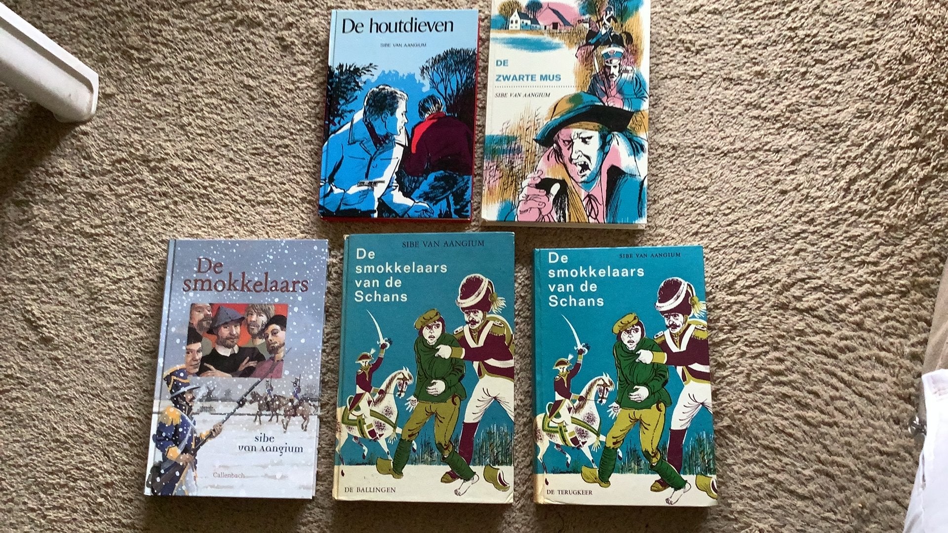 Sibe van Aangium, 6x in 5 boeken: De houtdieven - De smokkel, Boeken, Ophalen of Verzenden, Zo goed als nieuw, Fictie