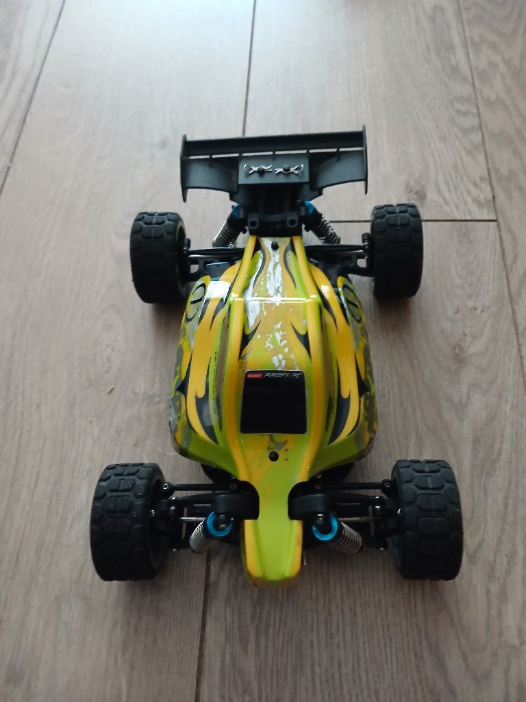 Rc auto carrera lime profi, Elektro, Auto offroad, Ophalen of Verzenden, Zo goed als nieuw