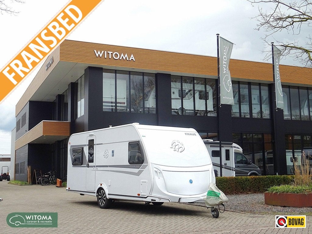 Knaus Sudwind 60 Years 500 FU SALE- Grote koelkast, Caravans en Kamperen, Rondzit, Bedrijf, Overige typen, Schokbreker