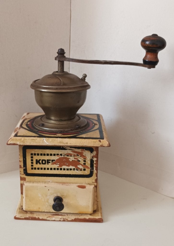 Antieke koffie HAG koffiemolen koffiebonen maler, Ophalen of Verzenden