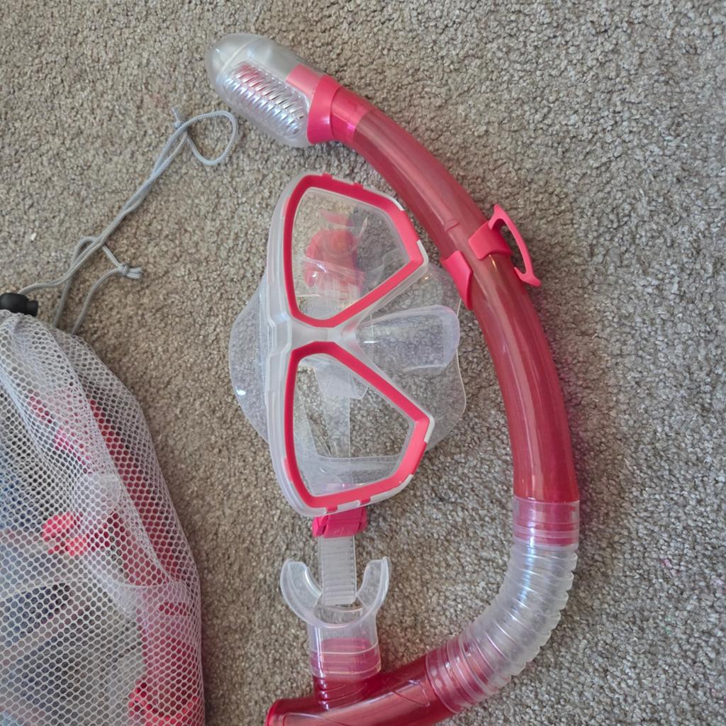 2x Zwembril en snorkel, Ophalen of Verzenden, Snorkelset