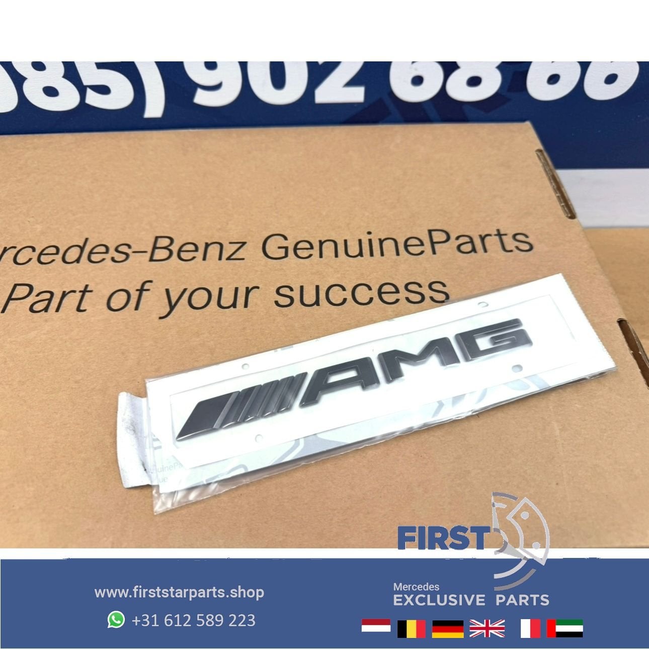 AMG LOGO KOFFERBAK EMBLEEM ACHTERKLEP BADGE Mercedes A C CLA