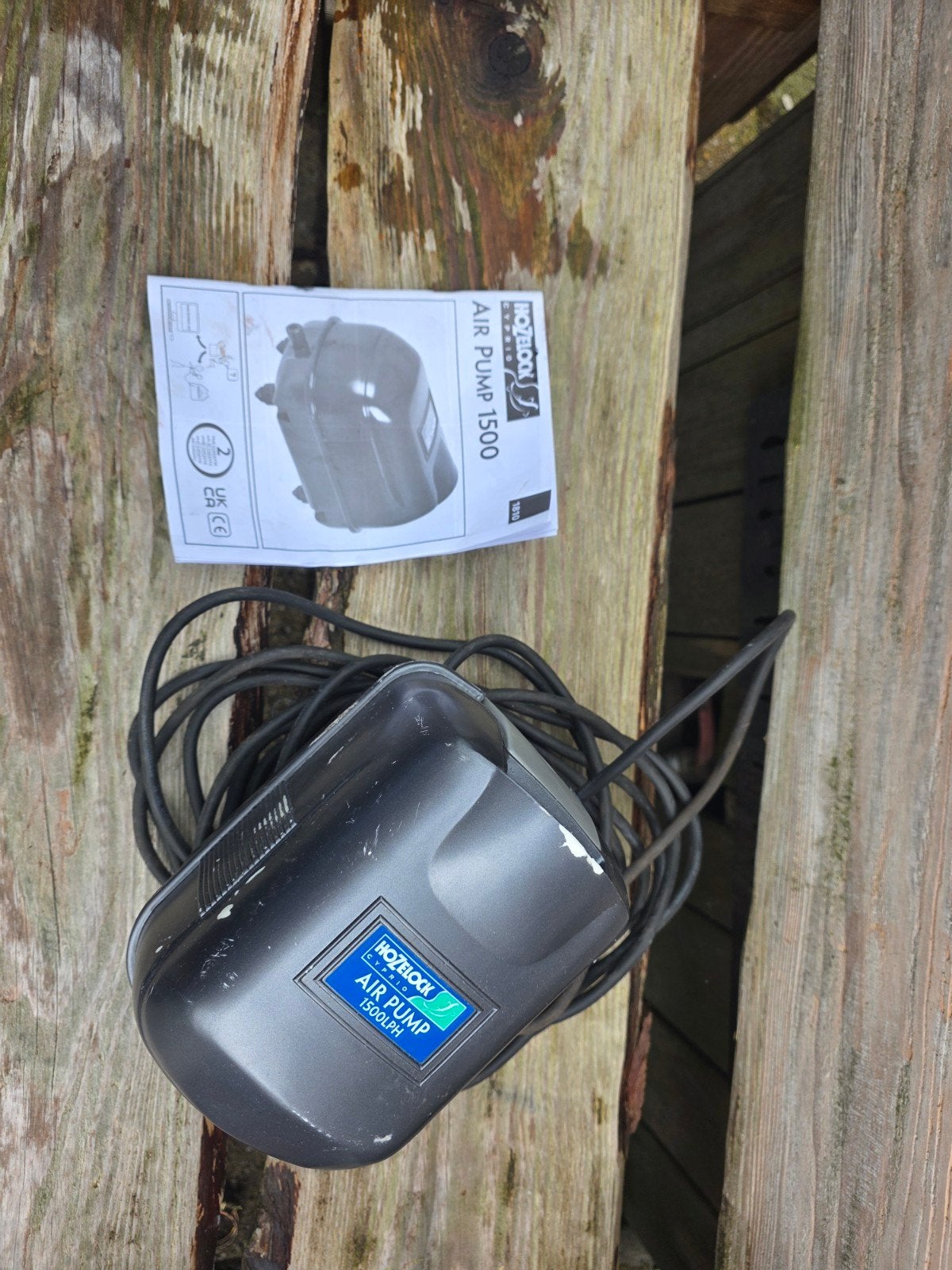 hozelock cyprio airpump 1500, Ophalen of Verzenden, Gebruikt, Vijverpomp