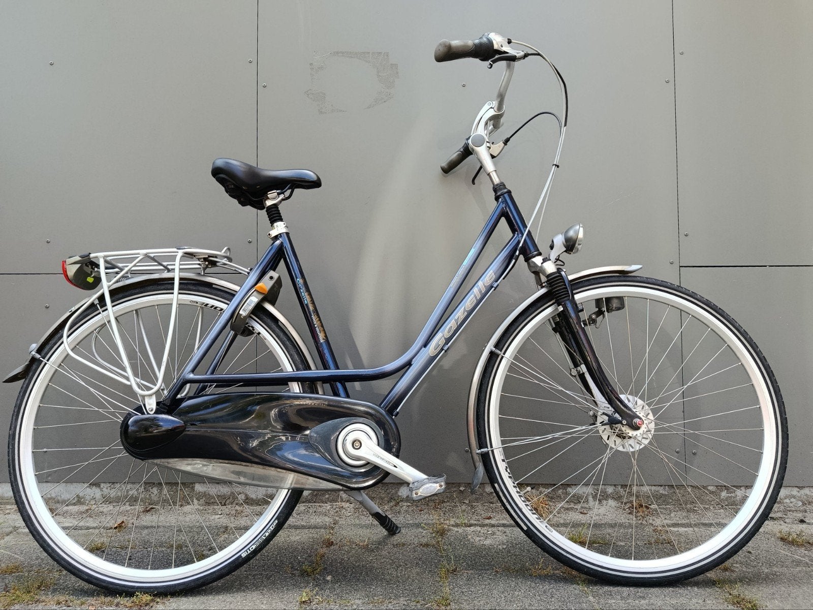 Damesfiets Gazelle 8 versnellingen, AXA slot, verlichting, Fietsen en Brommers, Fietsen | Dames | Damesfietsen, Ophalen, Versnellingen