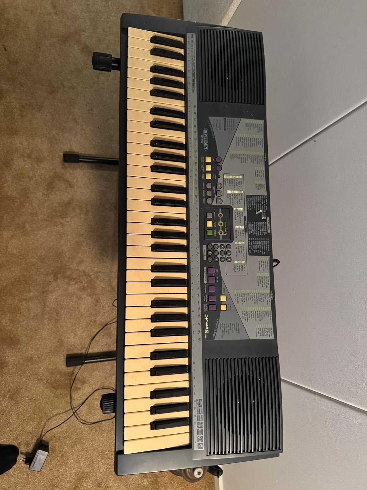 Bontempi gt 960 Keyboard met standaard, Met standaard, Ophalen, Overige merken, 61 toetsen