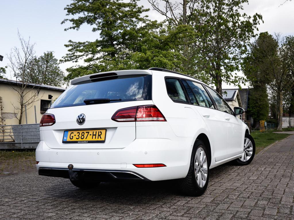 Volkswagen Golf Variant 1.5 TGI CNG Comfortline 1e-Eig. & De, Auto's, 12 maanden, Stof, 4 cilinders, Wit