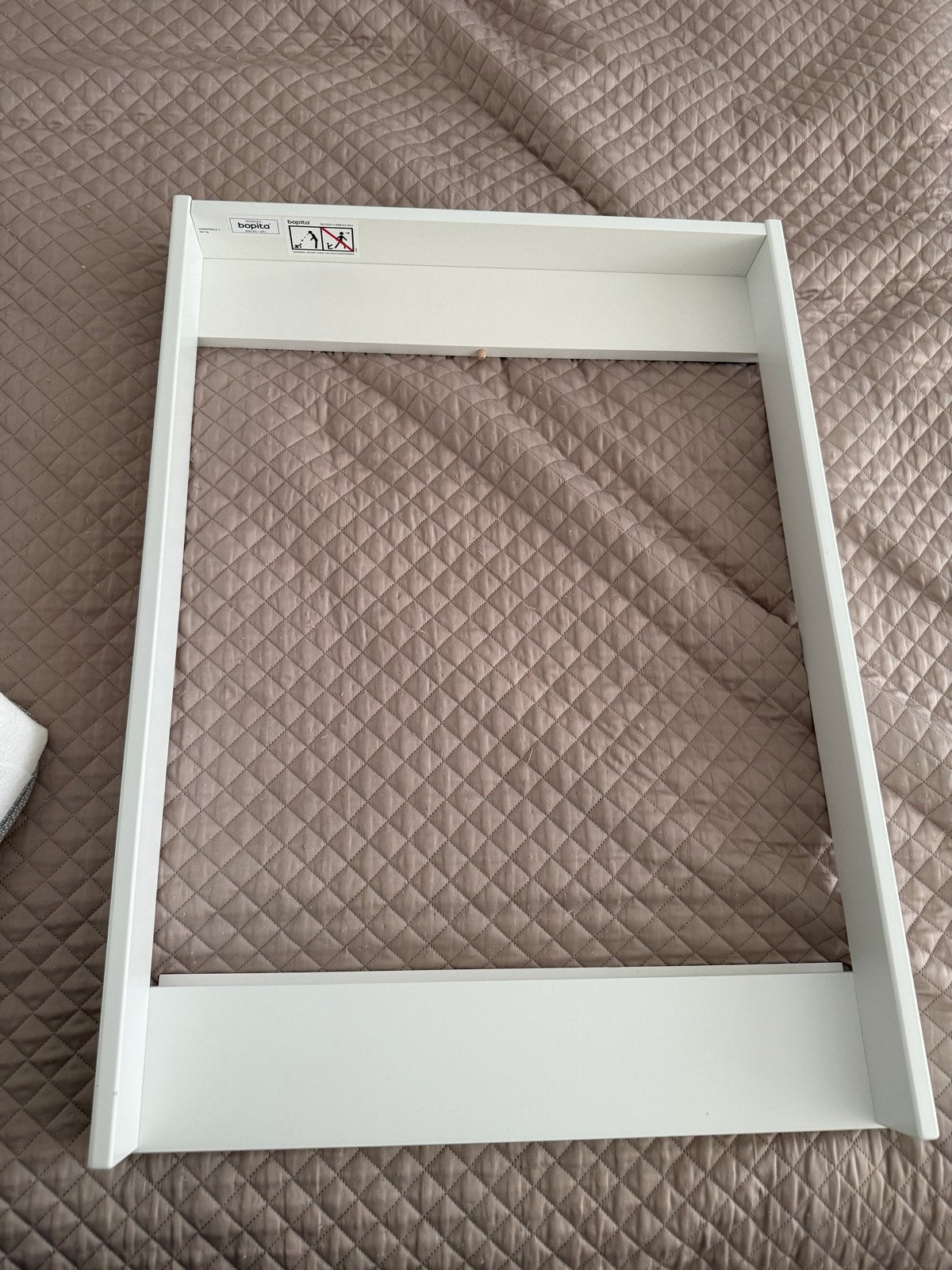 Bopita Charlotte Bladvergroter met aankleedkussen, Ophalen, Gebruikt, Minder dan 75 cm, Opstaande rand