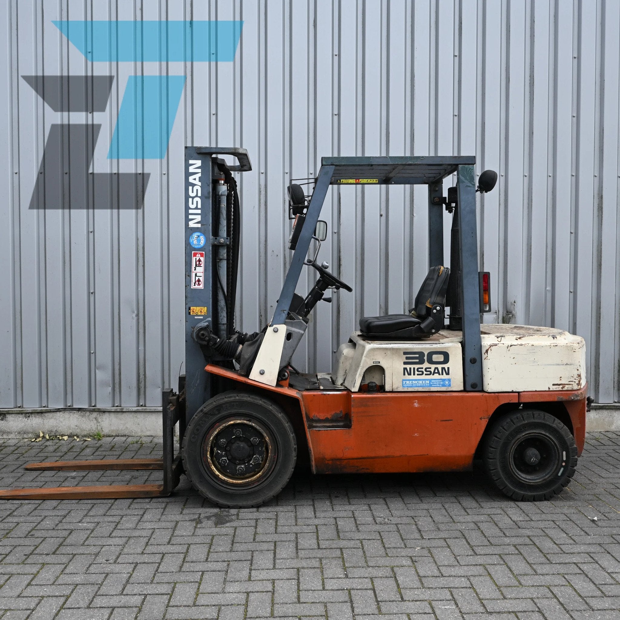 Nissan FGJ02A30U Diesel heftruck, 3000 tot 4000 kg, Diesel, Heftruck, Nissan