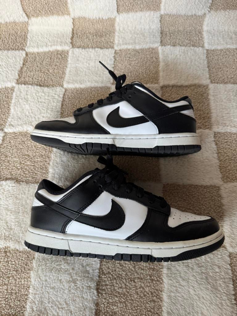 Nike Dunk Low Black White W EU38, Zwart, Ophalen of Verzenden, Sneakers of Gympen, Gedragen