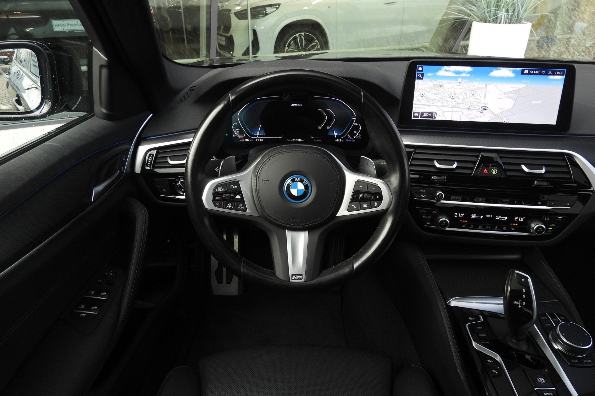 BMW 5 Serie 545e xDrive High Executive M Sport Automaat / Sc, Gebruikt, Zwart, 394 pk, Met garantie (alle)