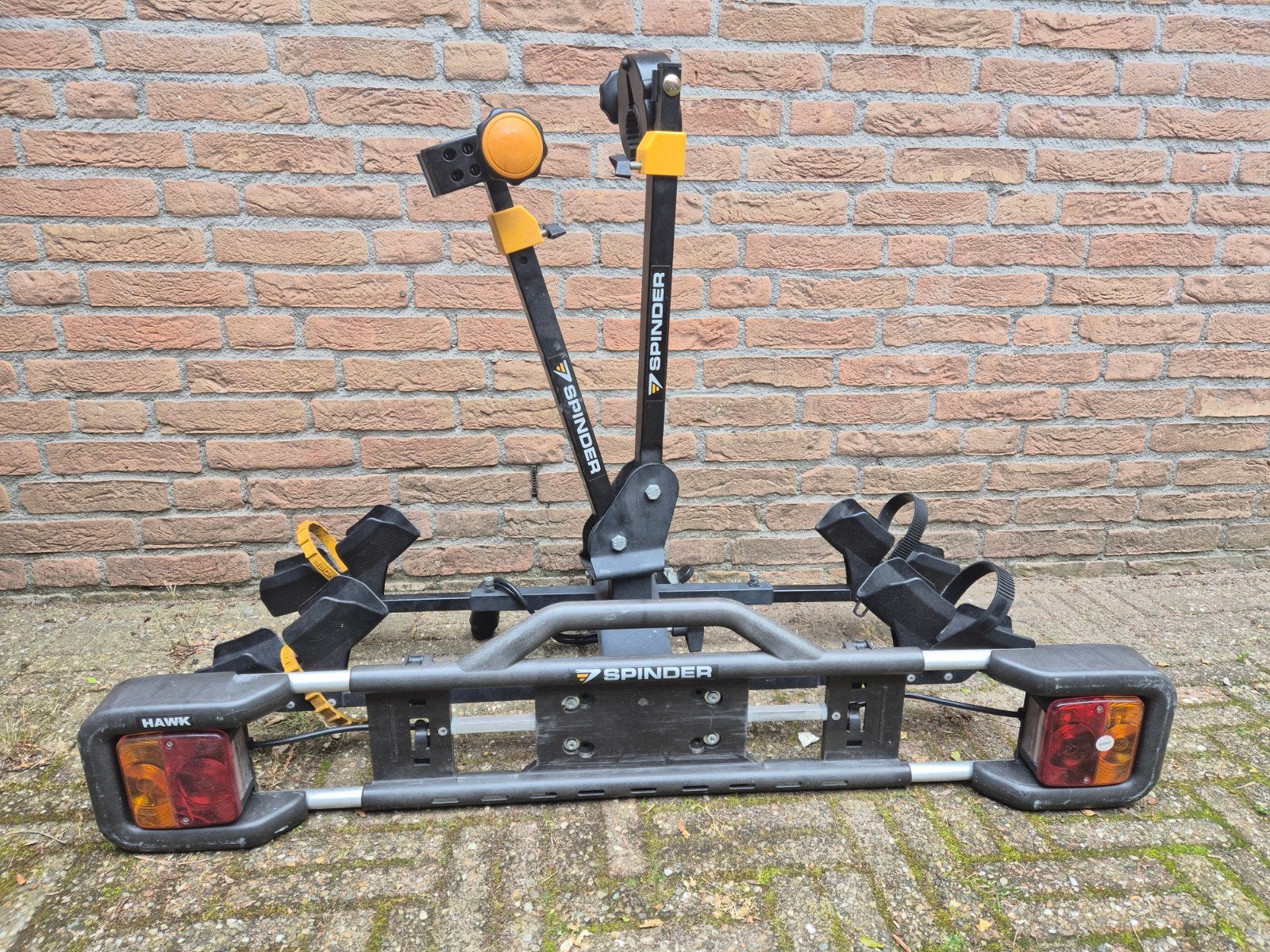 Spinder Hawk Trekhaak Fietsendrager - 2 Fietsen, Auto diversen, Fietsendragers, Ophalen, Gebruikt, 2 fietsen, Trekhaakdrager