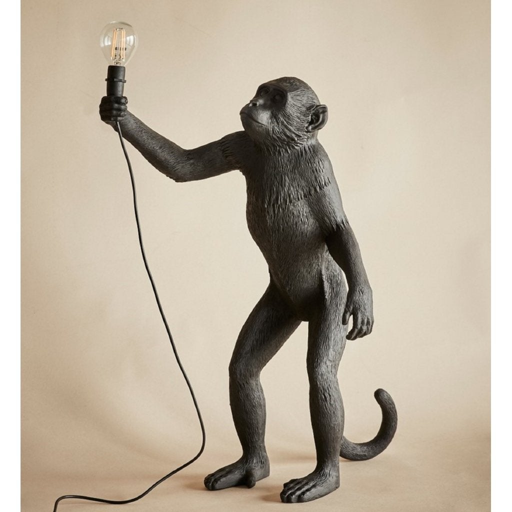Seletti Monkey Standing (binnen/buiten) vloerlamp Zwart, Italy, E14 (klein), Nieuw, Ophalen of Verzenden