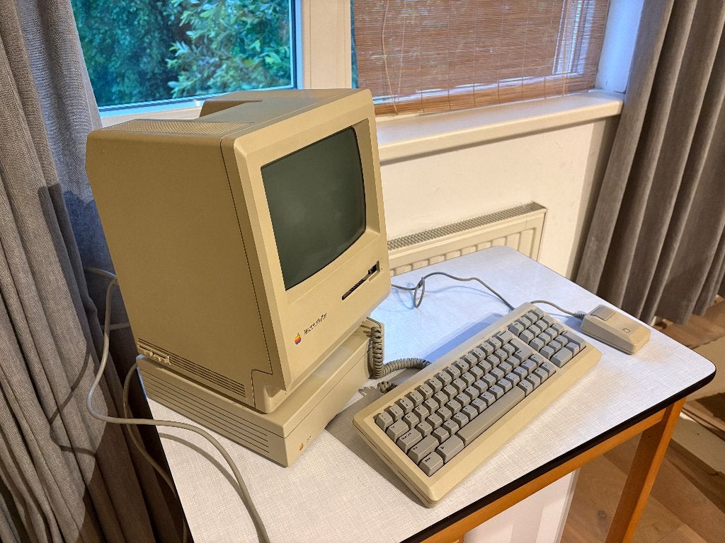 Apple Macintosh Plus 1985 (2.5MB/40MB) geheel werkend, Ophalen, Apple