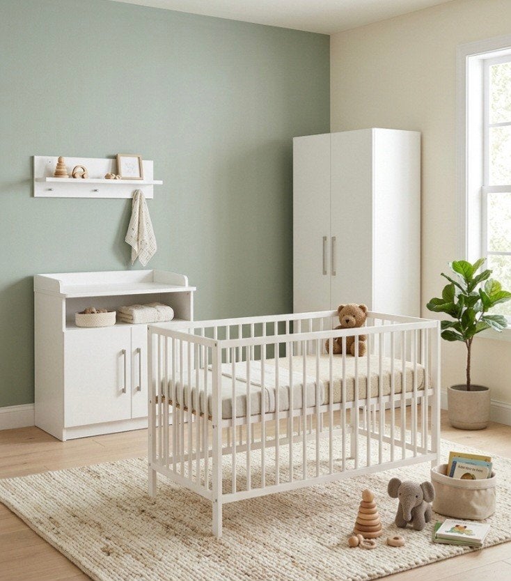 Complete babykamer wit, Ophalen of Verzenden, Gebruikt, Jongetje of Meisje