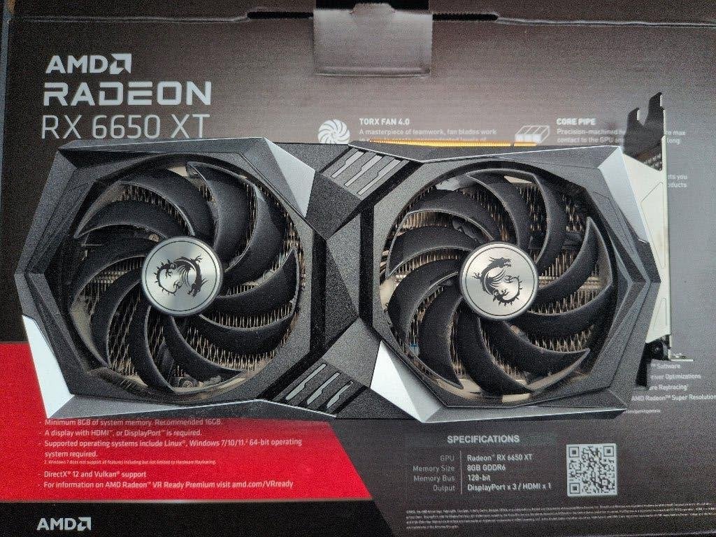 RX 6650 XT, Computers en Software, Videokaarten, Gebruikt, AMD, PCI-Express 4, Ophalen of Verzenden