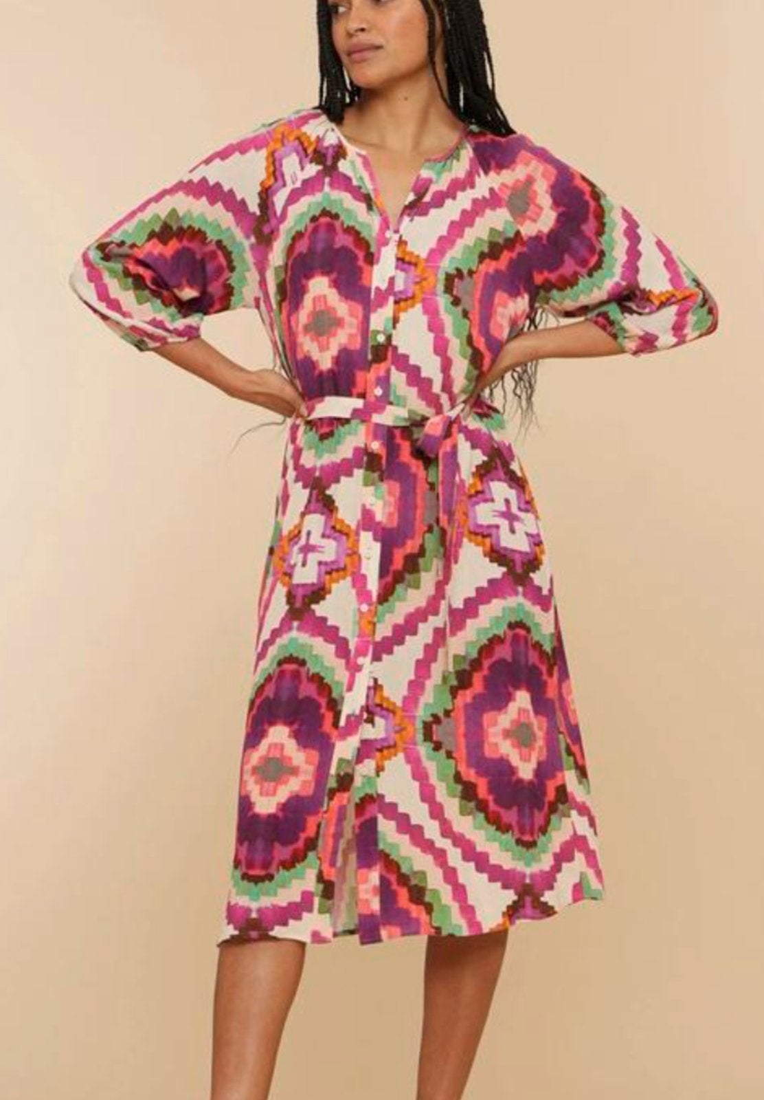Geisha jurk M, Kleding | Dames, Jurken, Maat 38/40 (M), Overige kleuren, Verzenden, Zo goed als nieuw