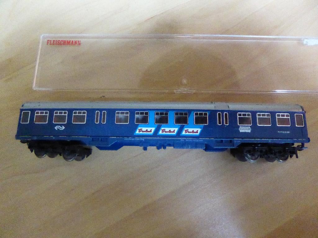 Fleischmann 5156 Personenrijtuig 'Grolsch' van de NS, Ophalen, Gebruikt, Gelijkstroom, Fleischmann