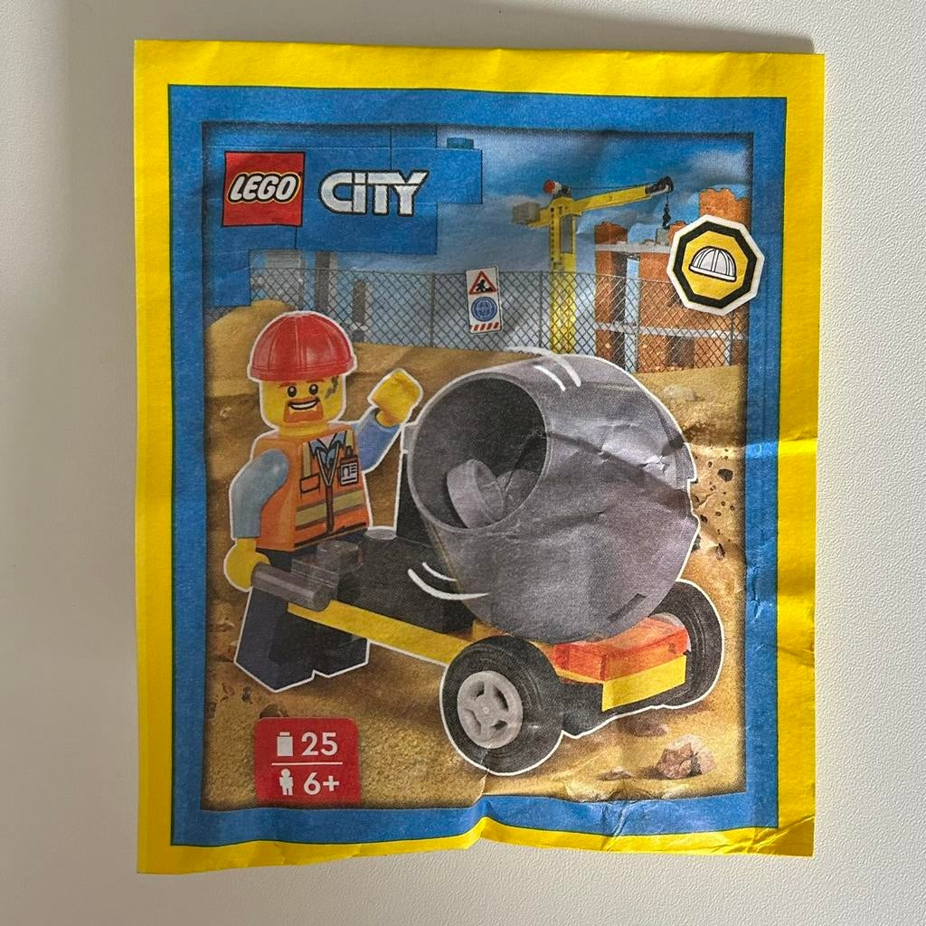 Lego 952403 City bouwvakker met cement mixer (6+ jr) nieuw, Ophalen of Verzenden, Nieuw, Complete set, Lego