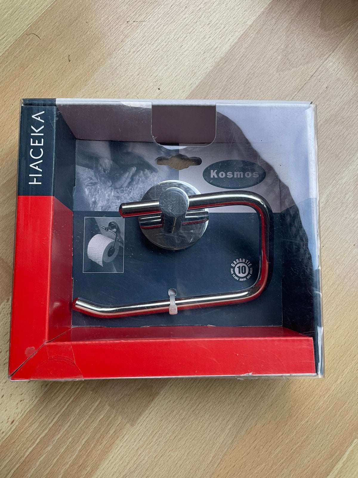 Haceka Kosmos toiletrol houder, nieuw in verpakking, Ophalen of Verzenden, Nieuw, Chroom, Toilet